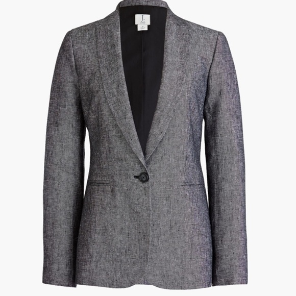 J Crew 100% linen tweed style blazer